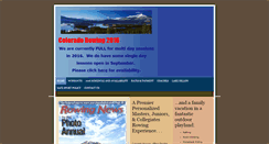 Desktop Screenshot of coloradorowing.com